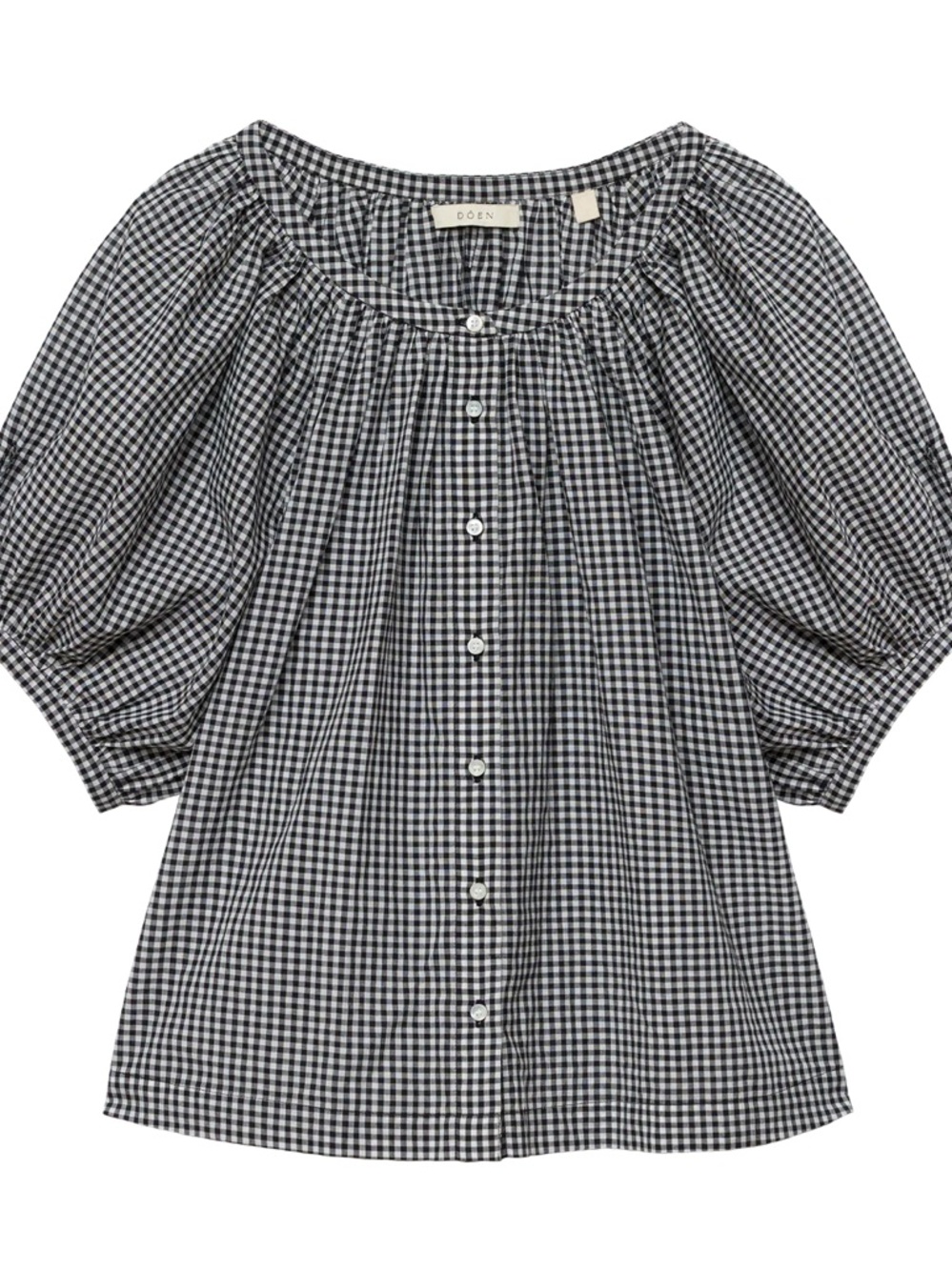 Doen June Gingham Top
